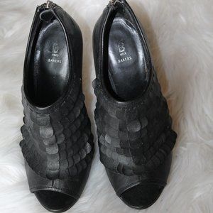 Bakers Ruffle Open-toe Shoes